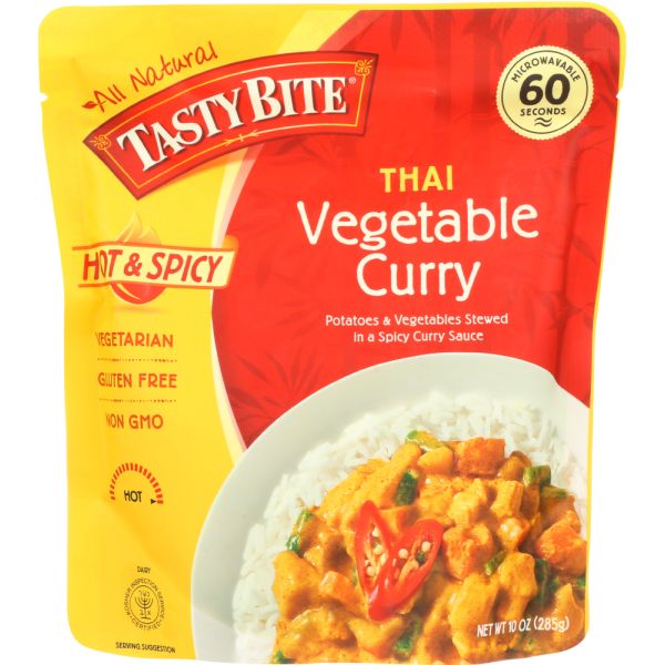 TASTY BITE: Entree Pouch Thai Vegetable Curry, 10 oz