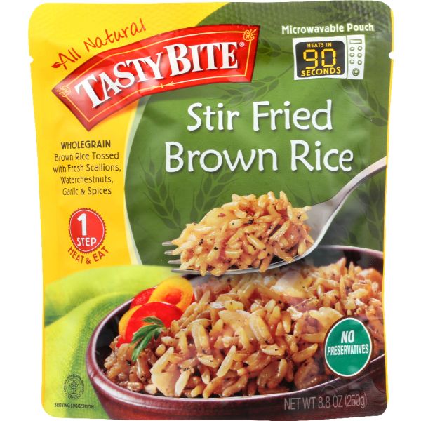 TASTY BITE: Rice Stir Fried Brown, 8.8 oz