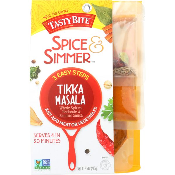 TASTY BITE: Spice & Simmer Tikka Masala, 9.52 oz