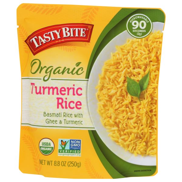 TASTY BITE: Rice Turmeric Org, 8.8 oz