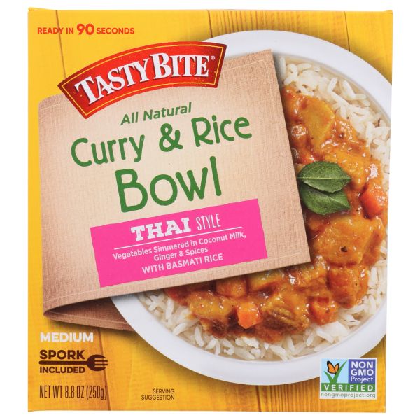 TASTY BITE: Bowl Curry Rice, 8.8 oz