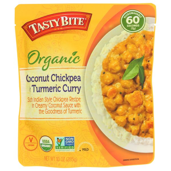 TASTY BITE: Curry Turmeric Chickpea, 10 OZ