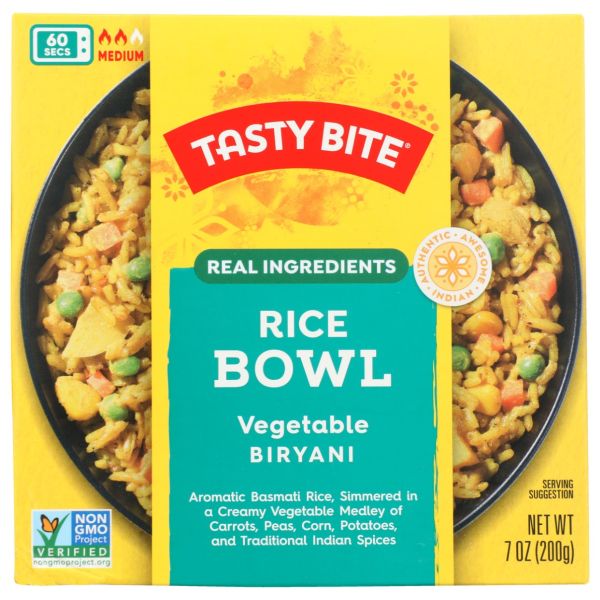 TASTY BITE: Vegetable Biryani Rice Bowl, 7 oz