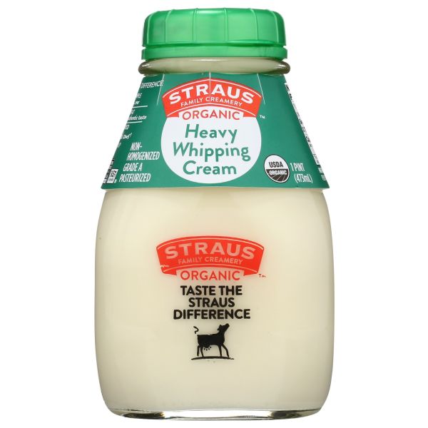 STRAUS: Organic Heavy Whipping Cream, 16 oz