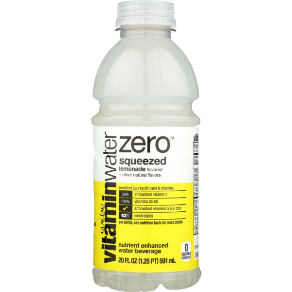 VITAMIN WATER: Zero Sugar Squeezed, 20 fo