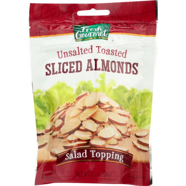 FRESHGOURMET: Sliced Almonds Toasted, 3.5 oz