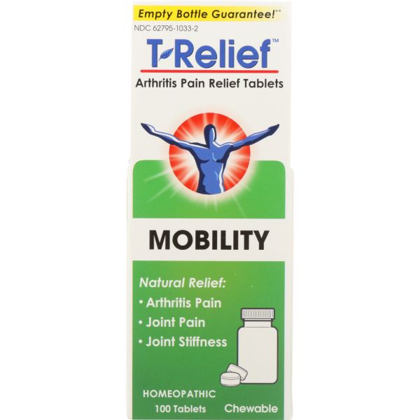 T-Relief Arthritis Pain Relief Tablets, 100 Tablets