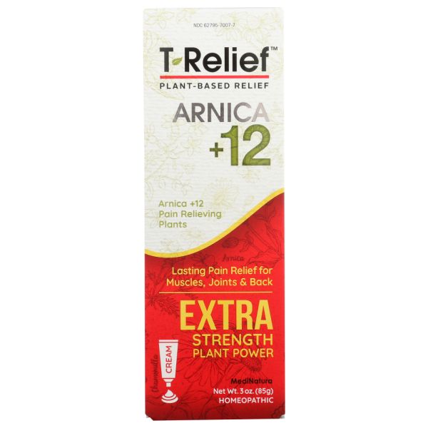 MEDINATURA: T Relief Extra Strength Pain Cream, 3 oz