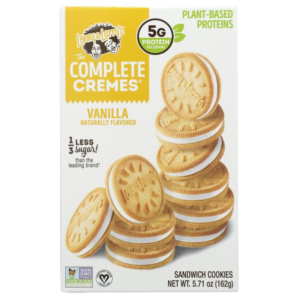 LENNY & LARRYS: Vanilla Complete Cremes Cookies, 5.71 oz