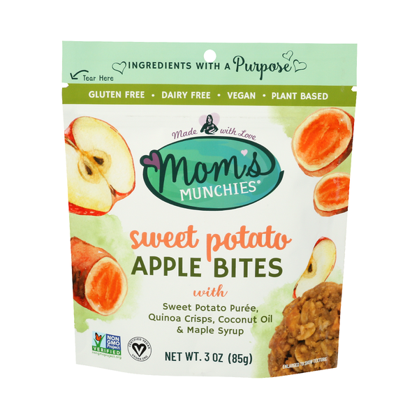 MOM'S MUNCHIES: Sweet Potato Apple Bites, 3 oz