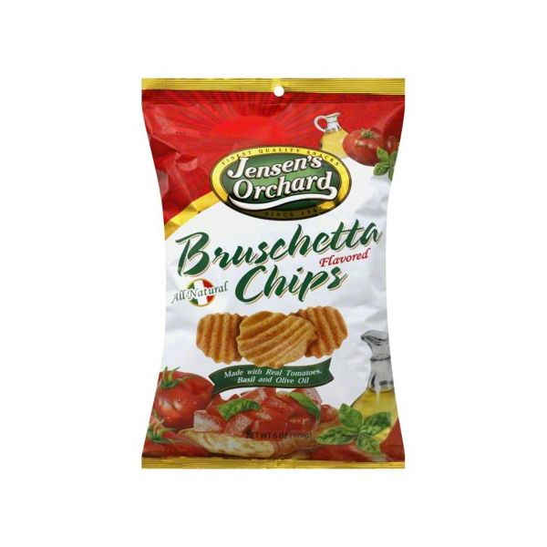 JENSEN ORCHARDS: Bruschetta Chips, 6 oz
