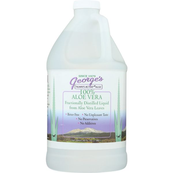 GEORGE'S: Aloe Vera Liquid, 64 oz