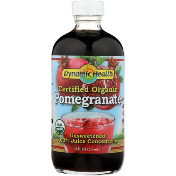 DYNAMIC HEALTH: Juice Concentrate Pomegranate, 8 fo