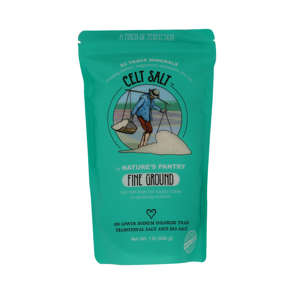 CELT SALT BY NATURE'S PANTRY: Fine Ground Salt, 1 lb