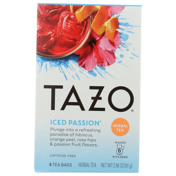 TAZO: Iced Passion Tea, 6 ea