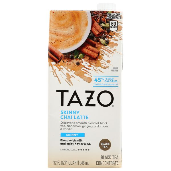 TAZO: Skinny Chai Latte Concentrate, 32 oz