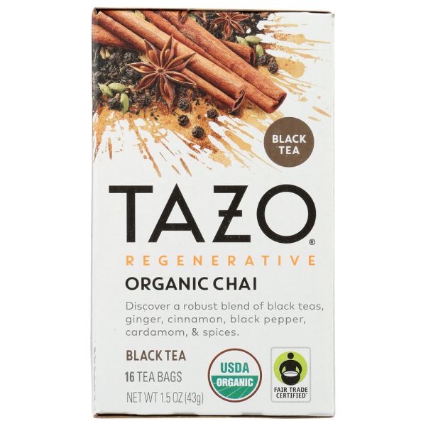 TAZO: Tea Bag Chai Org, 16 BG