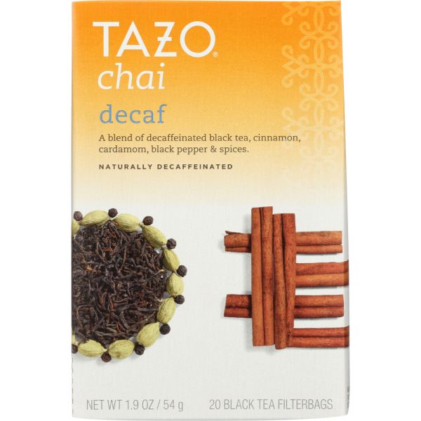 TAZO: Tea Chai Decaffeinated, 1.9 oz