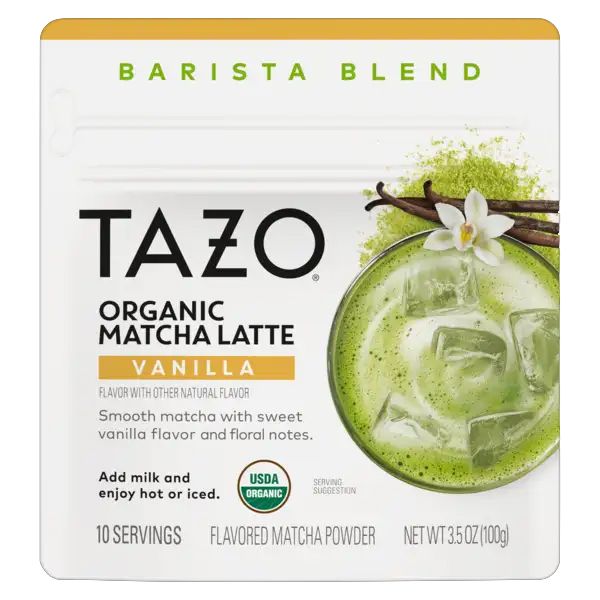 TAZO: Organic Vanilla Matcha Latte, 3.5 oz
