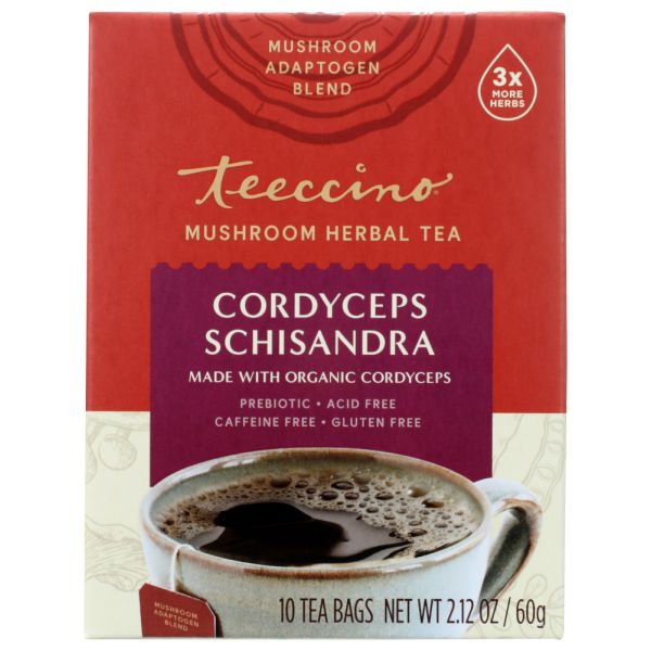 TEECCINO: Tea Schisandra Mushroom, 10 ct