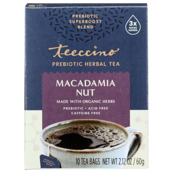 TEECCINO: Tea Macadamia Nut Prebiot, 10 ct