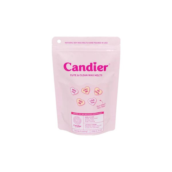 CANDIER: Vanilla Frosting Scented Wax Melts, 8 oz