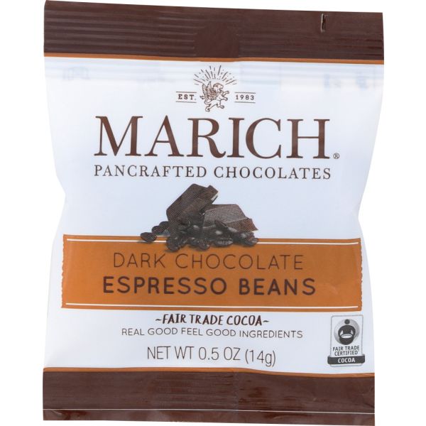 MARICH: Dark Chocolate Espresso Beans, 50 pc