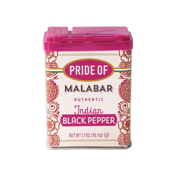 PRIDE OF: Spice Blk Pepper Malabar, 1.7 oz