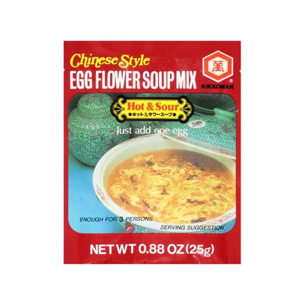 KIKKOMAN: Soup Egg Flower Hot & Sour, .88 oz