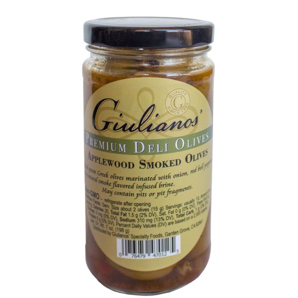 GIULIANO: Applewood Smoked Olives, 7 oz