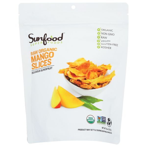 SUNFOOD SUPERFOODS: Organic Mangos, 8 oz