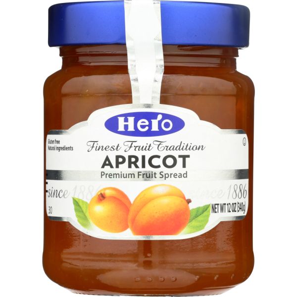 HERO: Fruit Spread Apricot, 12 oz