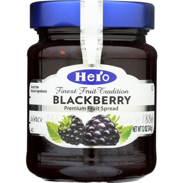 HERO: Fruit Spread Blackberry, 12 oz