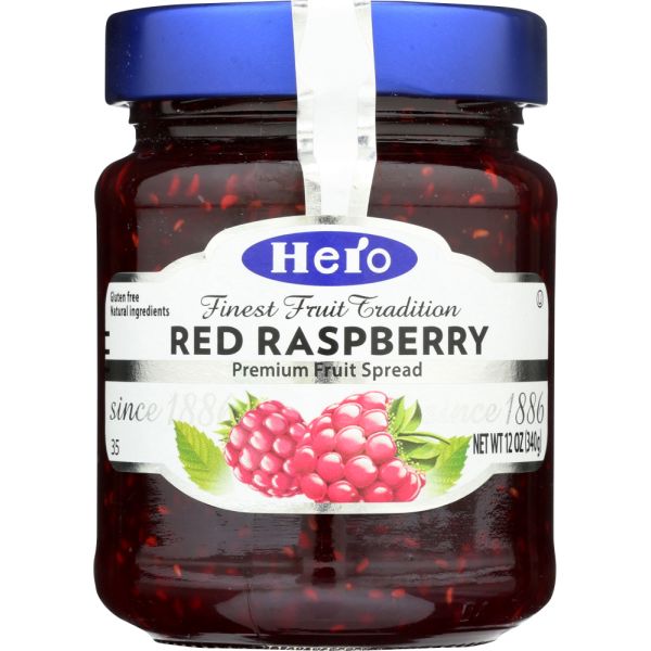HERO: Fruit Spread Raspberry, 12 oz