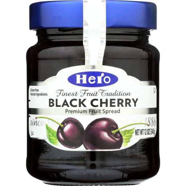 HERO: Premium Black Cherry Fruit Spread, 12 oz
