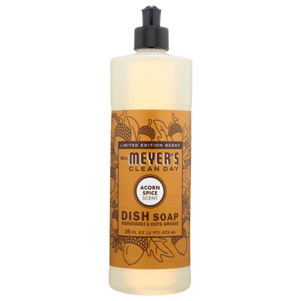 MRS MEYERS CLEAN DAY: Acorn Spice Dish Soap, 16 oz