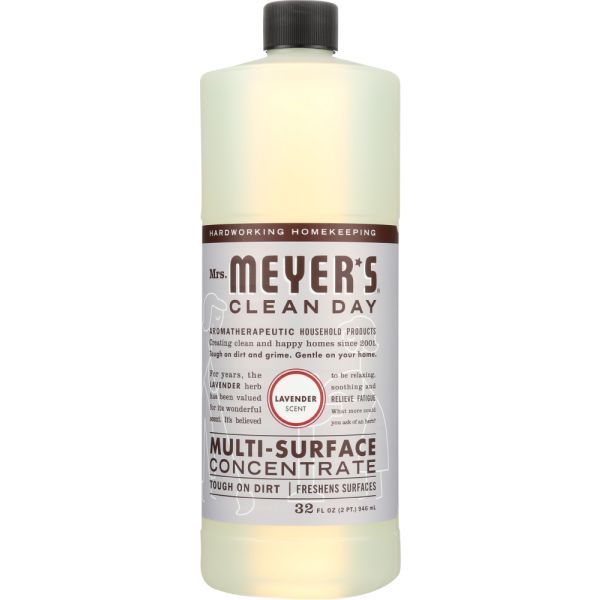 MRS MEYERS CLEAN DAY: Lavender Multi Surface Concentrate, 32 oz