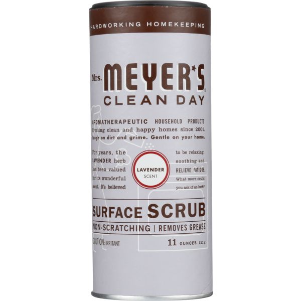 MRS. MEYER'S: Clean Day Surface Scrub Lavender Scent, 11 oz