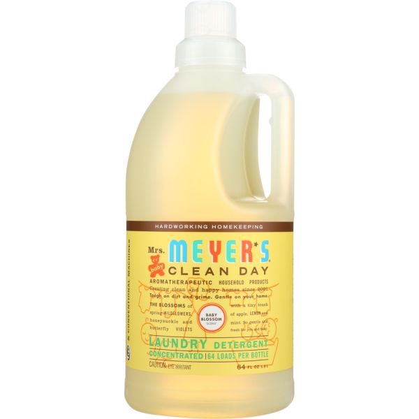 MRS MEYERS CLEAN DAY: Laundry Detergent Baby Blossom, 64 oz