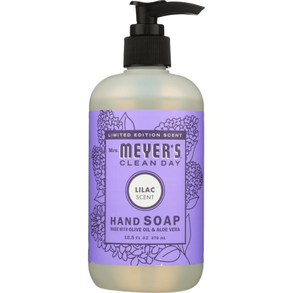MRS MEYERS CLEAN DAY: Soap Hand Lq Spring Lilac, 12.5 fo