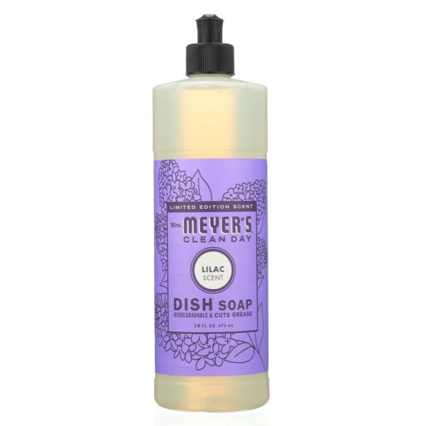 MRS MEYERS CLEAN DAY: Lilac Dish Soap, 16 fo