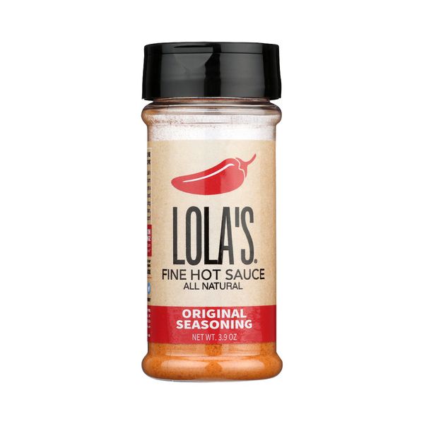 LOLAS FINE HOT SAUCE: Seasoning Original, 3.9 OZ
