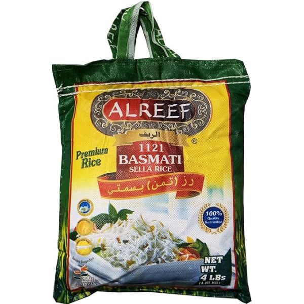 AL REEF: 1121 Basmati Sella Rice, 4 lb