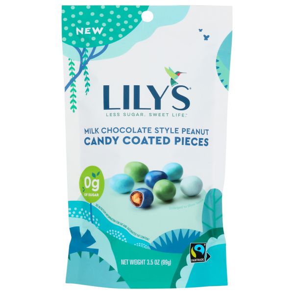 LILYS SWEET: Milk Chocolate Peanut Candy, 3.5 oz