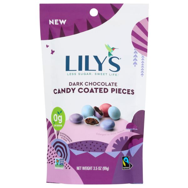 LILYS SWEET: Dark Chocolate Coated Candy, 3.5 oz