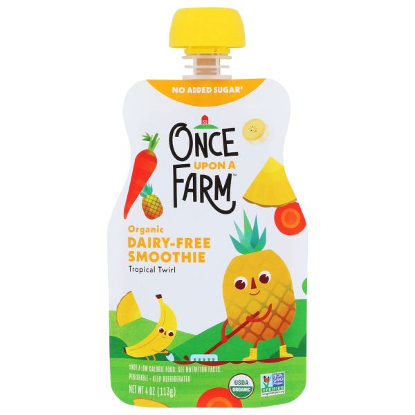 ONCE UPON A FARM: Tropical Twirl Smoothie, 4 oz