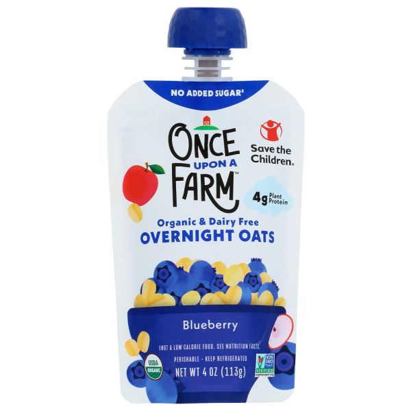 ONCE UPON A FARM: Oats Overnight Blueberry, 4 oz