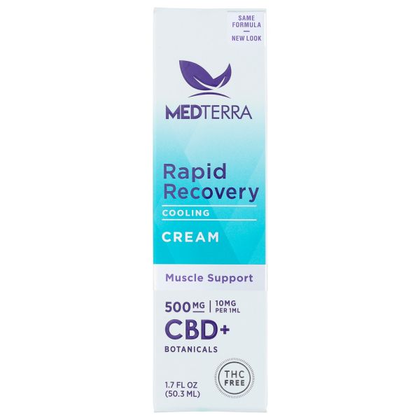 MEDTERRA: Rapid Recovery CBD Cooling Cream 250 Mg, 1.7 oz