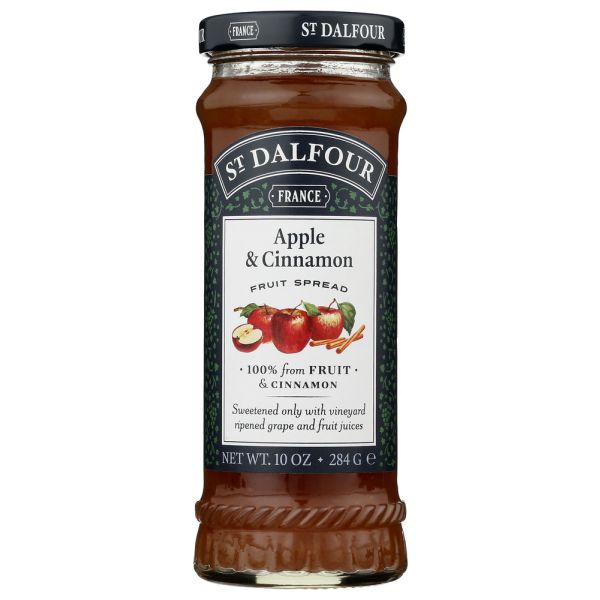 ST. DALFOUR: Apple and Cinnamon Fruit Spreads, 10 oz