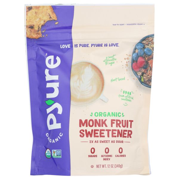 PYURE: Organic Monk Fruit Sweetener, 12 oz